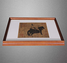 坡头书画装裱配框服务案例